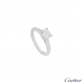 Cartier Platinum Diamond 1895 Solitaire Ring 1.06ct E/VVS1 XXX Cartier Platinum Diamond 1895 Solitaire Ring 1.06ct E/VVS1 XXX